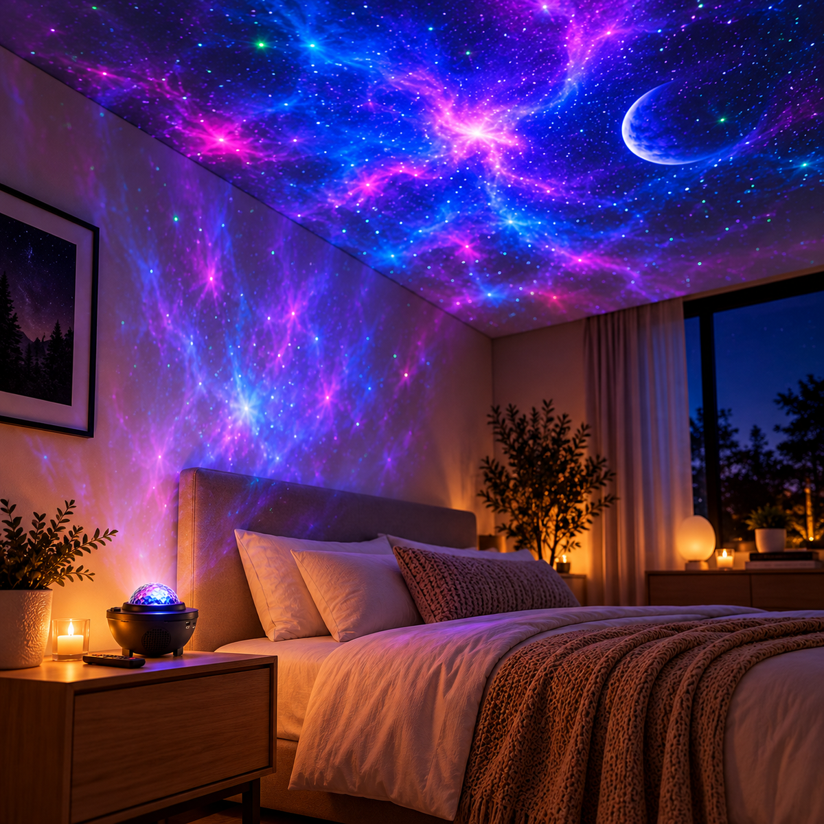 Projecteur LED galaxie CÉLESTE