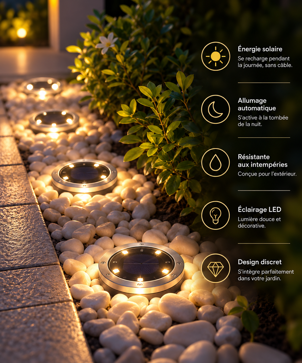Mini spot solaire LED SOLIS