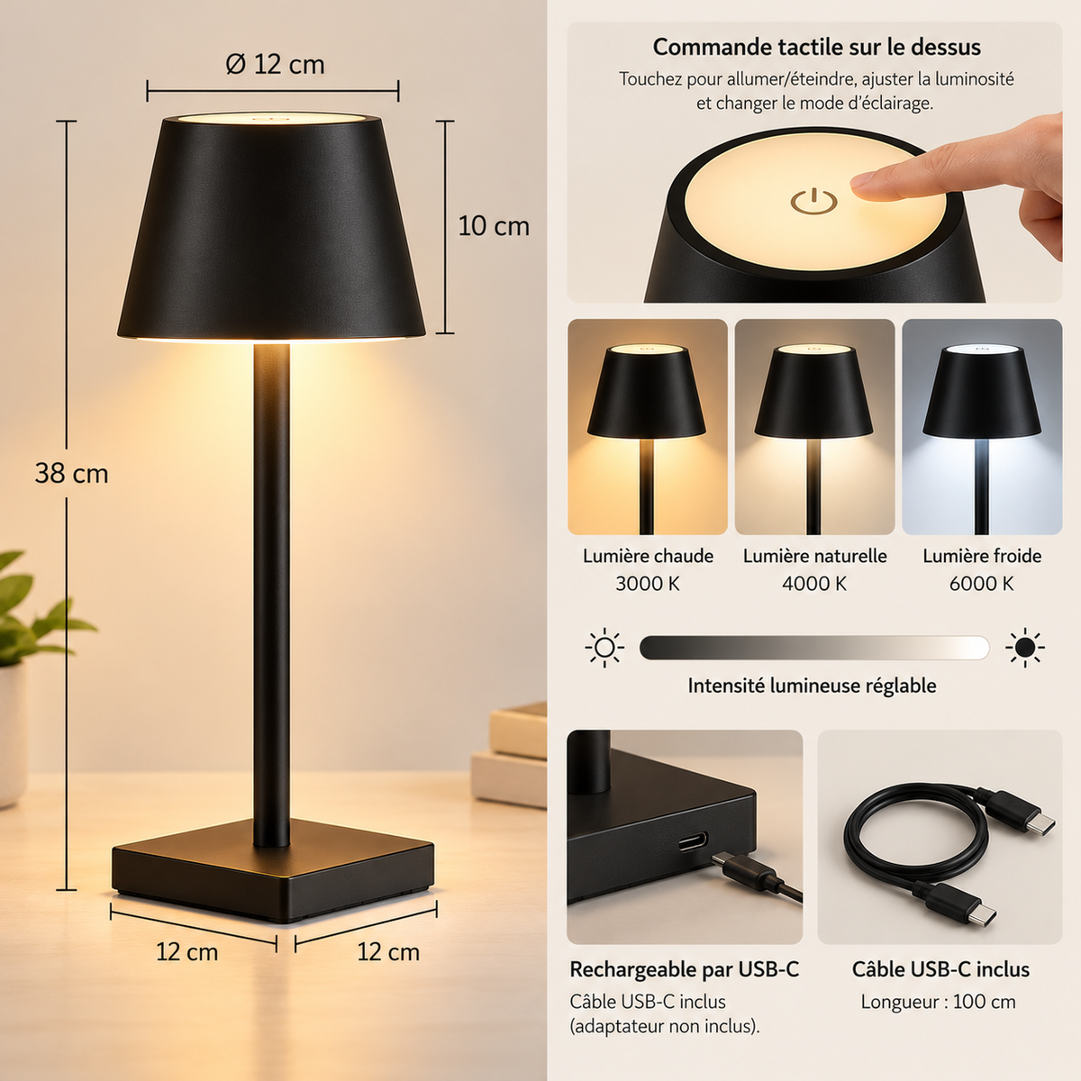 Lampe LED Nomade