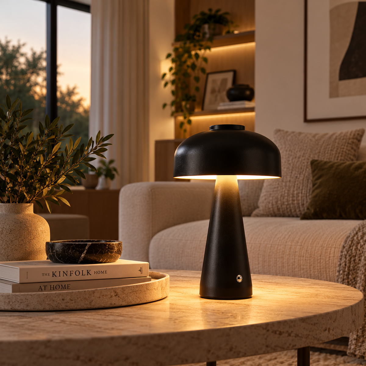 Lampe de table champignon GONZA
