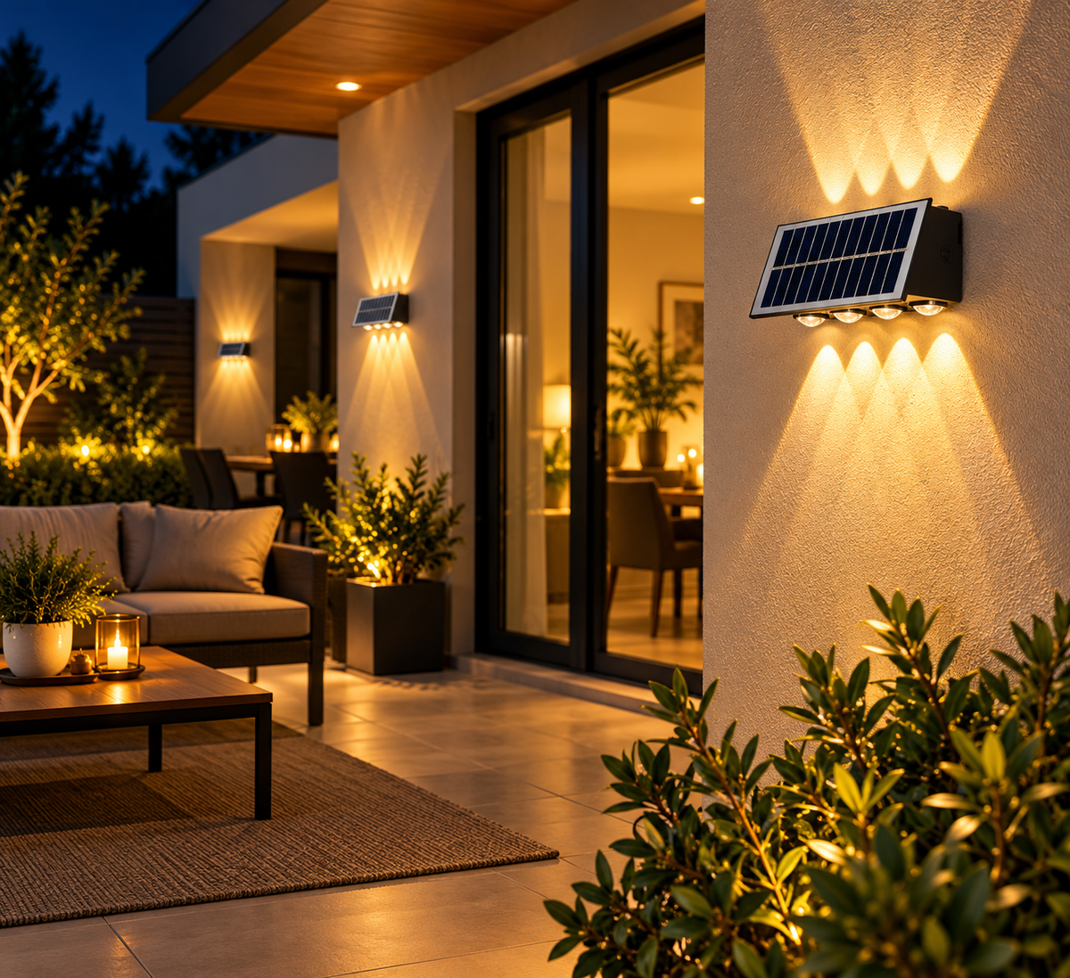 Applique solaire murale LED ÉLIO
