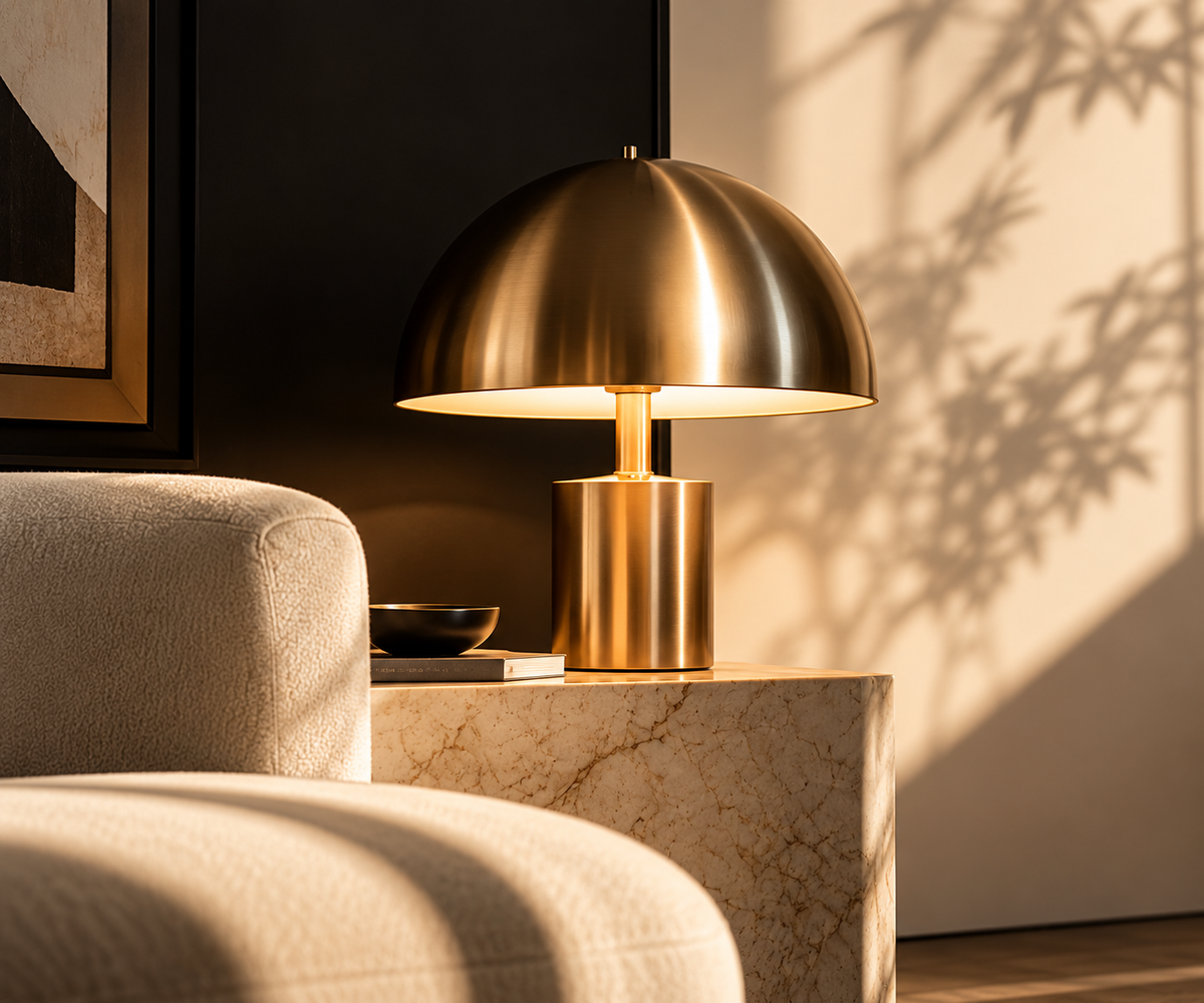 ÉCLAT LIGHT — luminaire design dans un intérieur contemporain